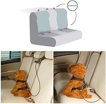 Pet Dog Car Seat Belt Restraint,Chew Proof Dog Vehicle Safety Tether Cable - Image 7