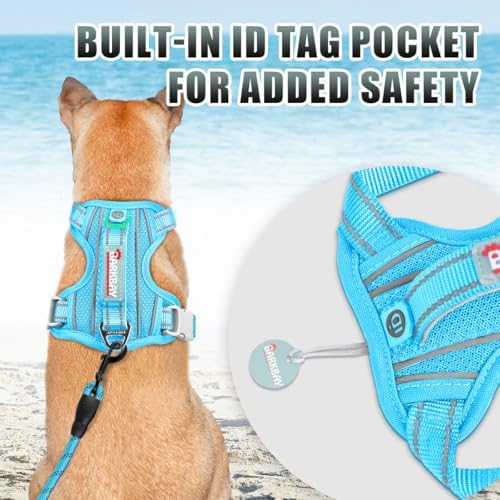 BARKBAY Dog Harness for Small Sized Dog No Pull Dog Vest ID Tag Pocket - Image 2