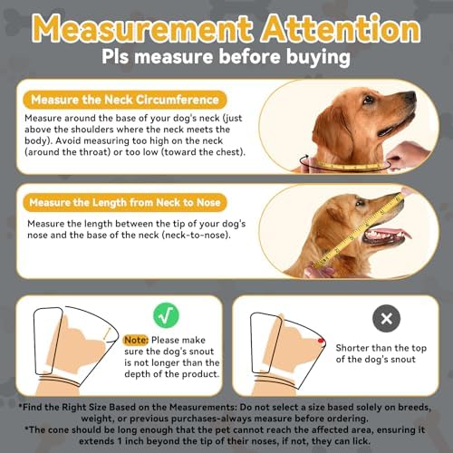 Dog Cone Collar for Large Medium Dogs, Soft Cone for dogs to Stop Licking - Image 4
