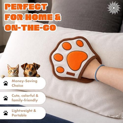 Blueppyness FurAway Electrostatic Pet Hair Remover Glove for Dogs & Cats, Reusable Grooming Mitt for Couch, Furniture, Clothes, Carpet & Car, Washable Dry-Use Fur and Lint Remover - Image 6