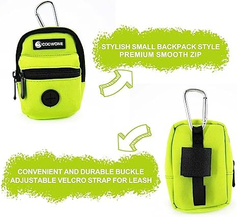 Dog Treat Pouch Dog Poop Bag Holder for Leashes, Pets Snack Container With Inner Small Bag, Puppy Supplies Perfect for Training and Walking - Hands Free Dog Waste Bag Dispenser -Dog Travel Accessories - Image 5