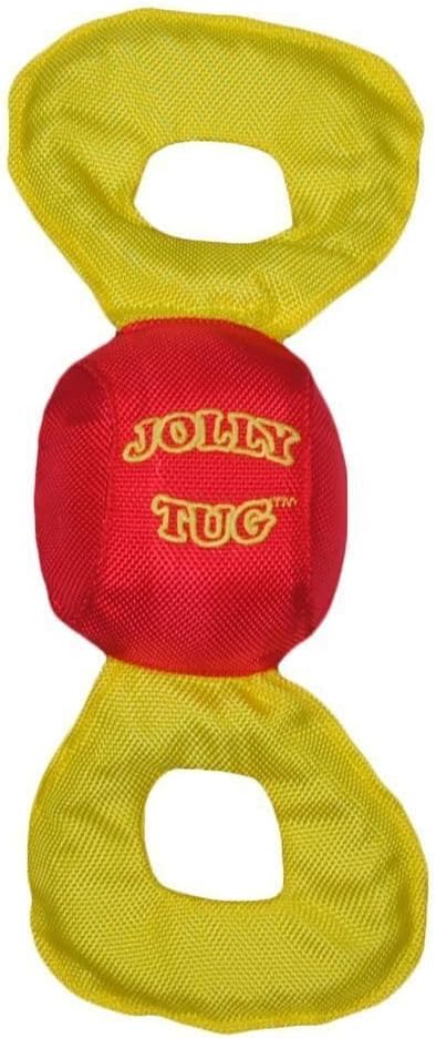 Jolly Pets 2 Pack of Jolly Tug Dog Toys, Large, Assorted Colors