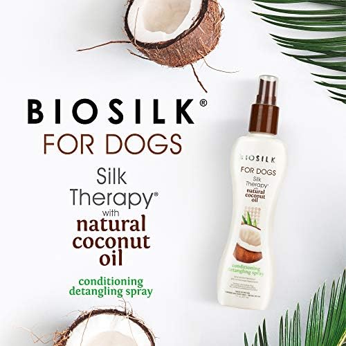 BioSilk Silk Therapy Conditioning Detangling Dog Spray, 7 Fl Oz Bottle - Image 2