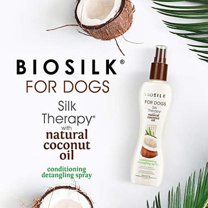 BioSilk Silk Therapy Conditioning Detangling Dog Spray, 7 Fl Oz Bottle - Image 2
