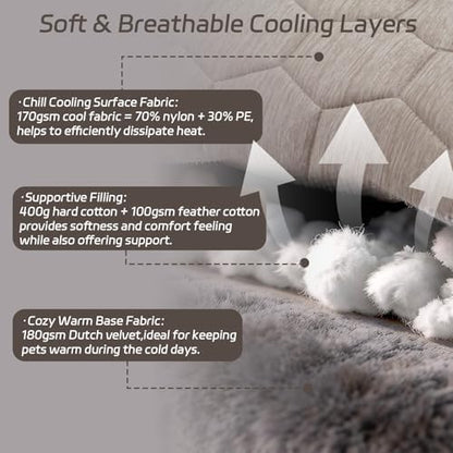 Giant Dog Cooling Mat, (Q-MAX>0.4) Size C(59x40in) Summer Relief - Image 4