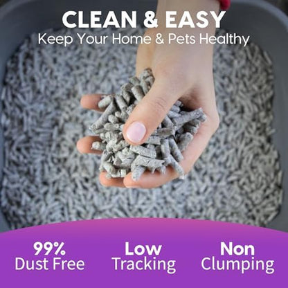 Fresh News Multi-Cat Pellet Non-Clumping Paper Cat Litter, 25 Pound - Image 5