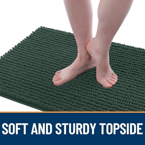 OLANLY Dog Door Mat for Muddy Paws 47x20, Extra Absorbent Chenille Mud Mat - Image 3