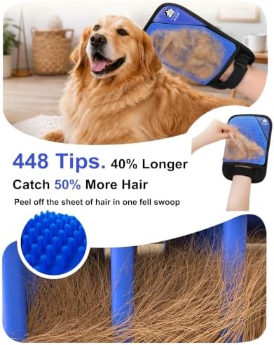 Pet Hair Remover for Furniture, 2-in-1 Pet Hair Removal Glove for Cats Dogs - Image 5