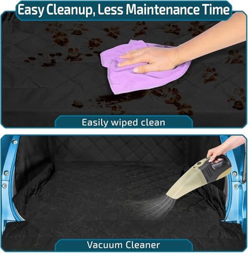 SUV Cargo Liner for Dogs - Trunk Cover with Side Walls for Compact SUV - Image 4