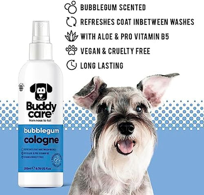 Buddycare Dog Cologne - Bubblegum - 200ml - Sweet and Playful Scented Dog Cologne - Refreshes Between Dog Washes - Image 2