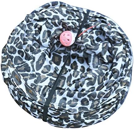 Feline Ruff 3 Way Cat Tunnel. Extra Large 12 Inch Diameter and Extra Long. A Big Collapsible Play Toy. Wide Pet Tunnel Tube for Rabbits, Kittens, Large Cats, and Dogs (Animal Print) - Image 7