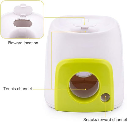 Sorandy Automatic DogLauncher DogThrowing Toy Interactive Pet Toy Dog Fetch Machine for Small to Medium Sized Dogs Cats, Dogs and Other Animals (Green)