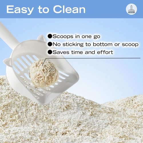 XuCuiHua Tofu Mix Cat Litter, Plant-Based, Strong Clumping Litter, Odor Control, Easy Scooping, Clumps Lift Cleanly, Low Dust, Corn & Cassava Litter, 5.5 LB x 3 Bags - Image 3