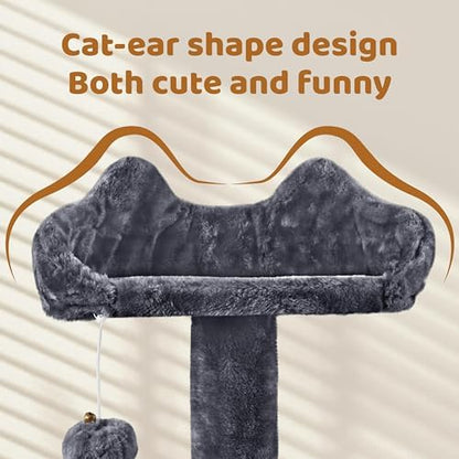 Yaheetech 70in Multi-Level Sturdy Cat Tree, Condo, Sisal Scratching Posts - Image 4