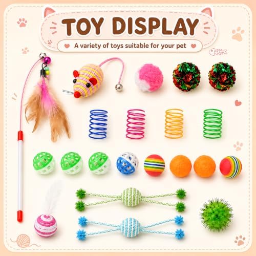 Cat Tunnel Bed with 21 Interactive Toys - Image 3