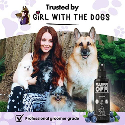 Girl With The Dogs Fluff Off Blueberry Bubblegum Dog & Cat Spray, 8Wks+ - Image 2