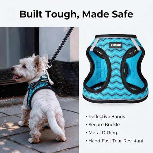No Pull Dog Puppy Harness and Leash Set Reflective Mesh Vest XX-Small - Image 5