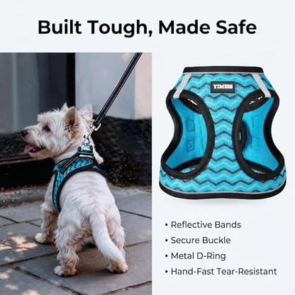 No Pull Dog Puppy Harness and Leash Set Reflective Mesh Vest XX-Small - Image 5