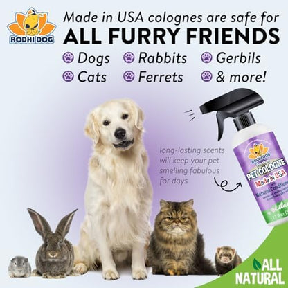 Bodhi Dog Premium Dog Cologne - Deodorizing Dog Perfume & Conditioner for Dogs & Cats - Natural Long Lasting Spray - Keeps Pets Fresh All Day - Gentle & Safe Formula, Made in USA (Lilac 17 Fl Oz) - Image 5