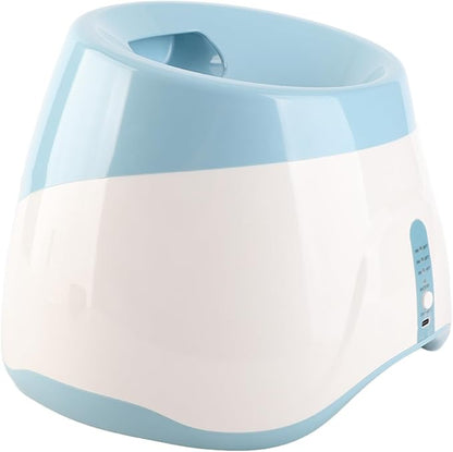 FILFEEL Automatic Dog Thrower Pet Interactive with 3 Soft Balls for Indoor and Outdoor Fun for Small Dogs (Lightblue)
