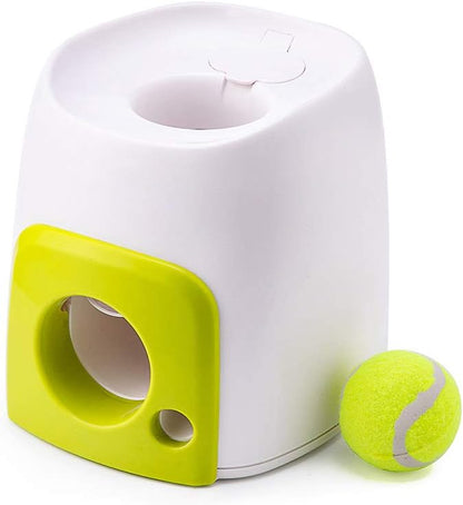 Sorandy Automatic DogLauncher DogThrowing Toy Interactive Pet Toy Dog Fetch Machine for Small to Medium Sized Dogs Cats, Dogs and Other Animals (Green)