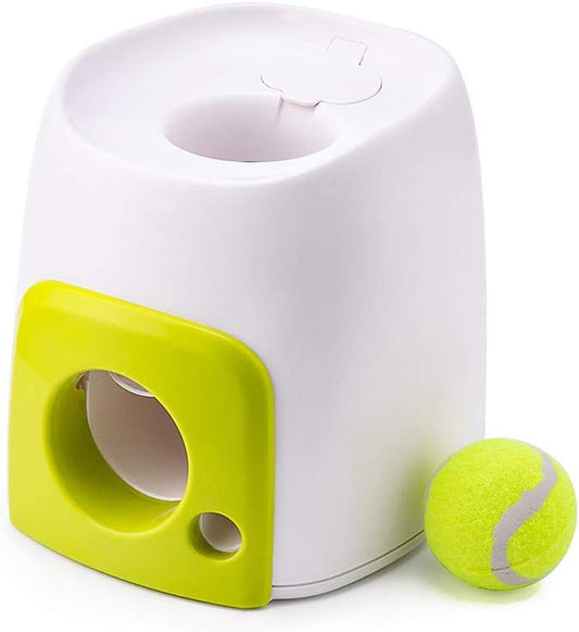 Sorandy Automatic DogLauncher DogThrowing Toy Interactive Pet Toy Dog Fetch Machine for Small to Medium Sized Dogs Cats, Dogs and Other Animals (Green)