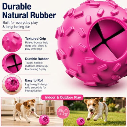 Treat Dispensing Dog Toy, Dog Puzzle Toy and Dog Treat Ball for Small Dogs - Image 4