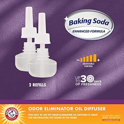 Arm & Hammer for Pets Plug-in Scented Oil Refills, Lavender Fields, 2 Count - Image 2