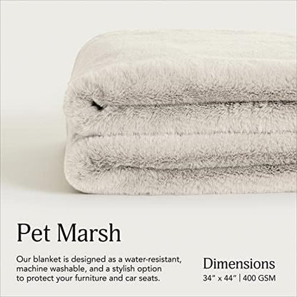 UnHide Lil’ Marsh Pet Blanket, Extra Soft Faux Fur, Washable Dog Blanket - Image 2