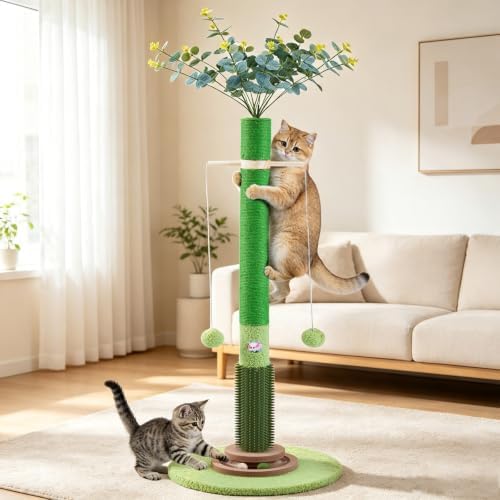 37.5'' Tall Cat Scratching Post,Cat Toys,Scratcher Tree for Indoor by COUNER