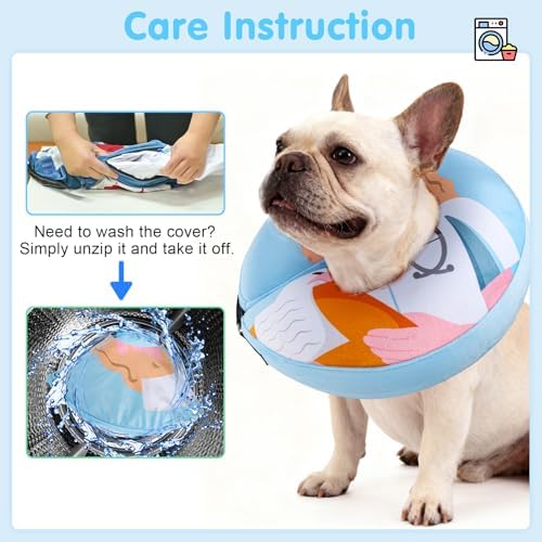 BEAUTYZOO Dog Cone Collar Alternative After Surgery,Pet Neck Donut E‑Collar - Image 5