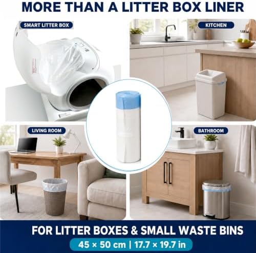 90-Count Liners for Self-Cleaning Cat Litter Boxes, 18 x 20 in - Image 6