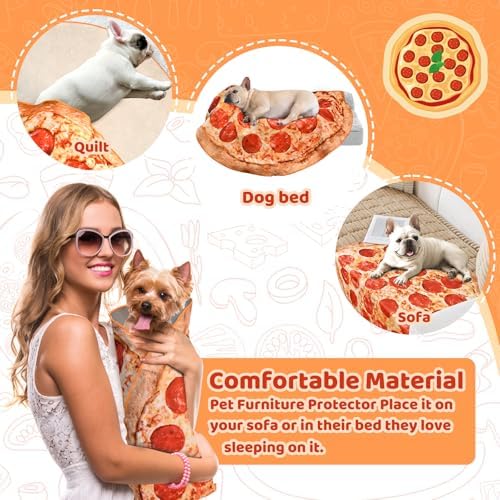31.5" Pizza Shapes Large Cat Grooming Wrap for Cutting Nails - Image 4