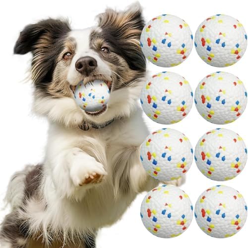 12 Pack Dog Balls for Small and Medium Dogs, 2.2 Inch ETPU Material Tennis Balls, Replacement Balls for Automatic Ball Launcher Machine, Specially Designed for Dogs that Like to Chew by Unknown