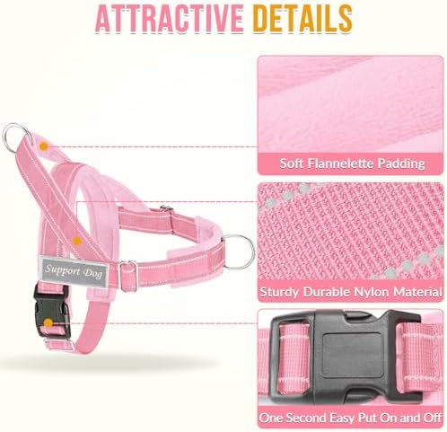 SlowTon No Pull Dog Harness and Leash Set - Heavy Duty, Soft Padded - Image 3