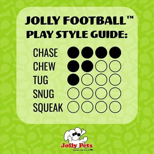 Jolly Pets Jolly Football Dog Toy, 8 in, Green Apple, Floats - Image 3