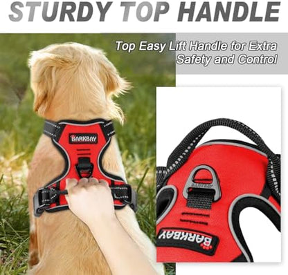 BARKBAY Dog Harness No Pull for Small Sized Dog Front Back Clips,Dog Vest - Image 3