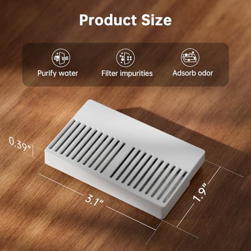 PAWGETHER® 6Pack Filters for PAWGETHER Gravity Pet Water Dispenser Cat Waterer Filter Keep Water Fresh and Clean - Image 3