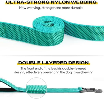 Fida Heavy Duty Dog Leash for Medium Large Dogs, 5 FT, Dual Padded Handles - Image 3