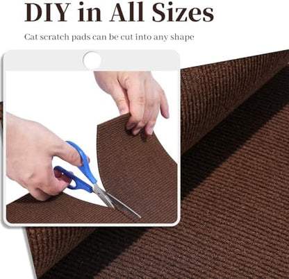 Uranshin Cat Scratching Mat, Trimmable Self-Adhesive Furniture Protectors - Image 4