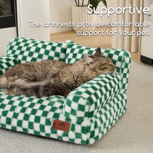 Hollypet Small Dog Large Cat Bed Puppy Couch Beds for Pets up to 25 lbs - Image 4