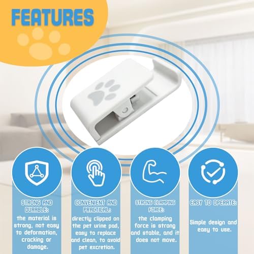 Dog Pee Pad Holder cilps for Indoor Potty Training, Leg Lifting Puppies - Image 4