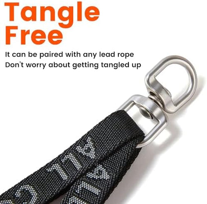 HOWGO Double Dog Leash,Tangle-Free 360 Swivel(Lavender, Std M-L Splitter) - Image 5