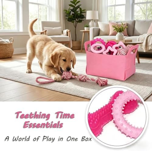 20 Pack Puppy Teething Chew Toys for Small Dogs, Bulk Dog Toys for Puppies - Image 5