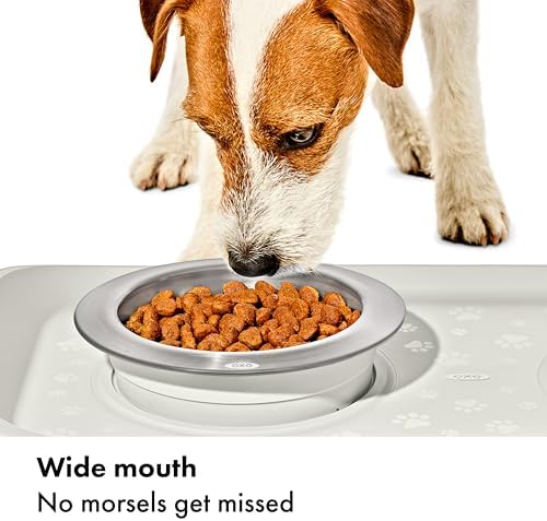 OXO Pet Nonslip Stainless Steel Dog Bowl - Small, 1 Cup Capacity - Image 2