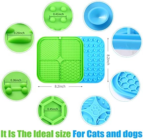 Honomastry Lick Mat for Dogs, Premium Lick Pad with Suction Cups for Dog Anxiety Relief, Slow Feeder Dog Bowls, Bathing, Grooming and Training. - Image 2
