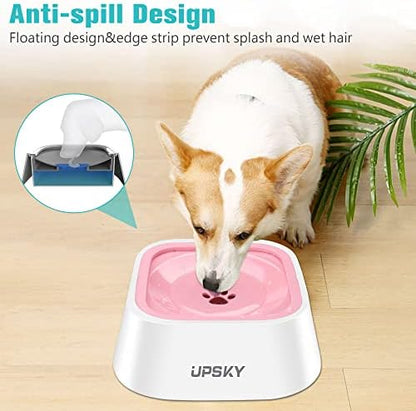 UPSKY 35oz No-Spill Pet Water Bowl, Slow Water Feeder for Dogs and Cats - Image 4