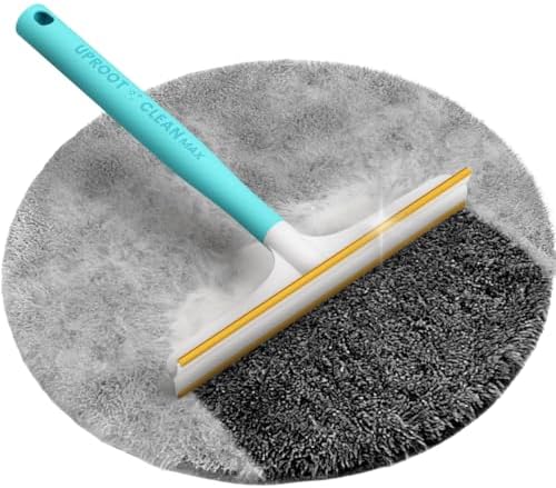 Uproot Cleaner Max Dog Hair Remover for Car & Carpet - Rake for Pet Hair Removal - 2X Faster Than Uproot Cleaner Pro - Cat Remover for Large Fabrics & Rugs by UprootClean