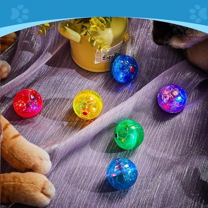 Sratte 6 Pcs Cat Ball Ghost Hunting Light up Toy - Image 4