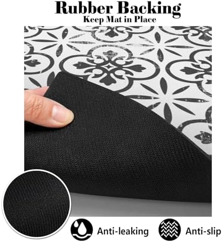 Dog Food Mats for Floors Absorbent, Pet Cat Food Mat - Quick Dry Dog Bowl Mats for Food and Water, Eco-Friendly Boho Pet Supplies - Image 4